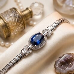 Alternative view of Elegant Sapphire Necklace