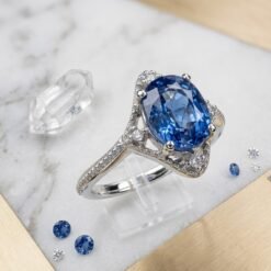 Alternative view of Elegant Sapphire Ring