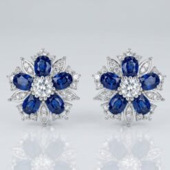 Sapphire Stud Earings