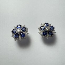 Alternative view of Sapphire Stud Earings